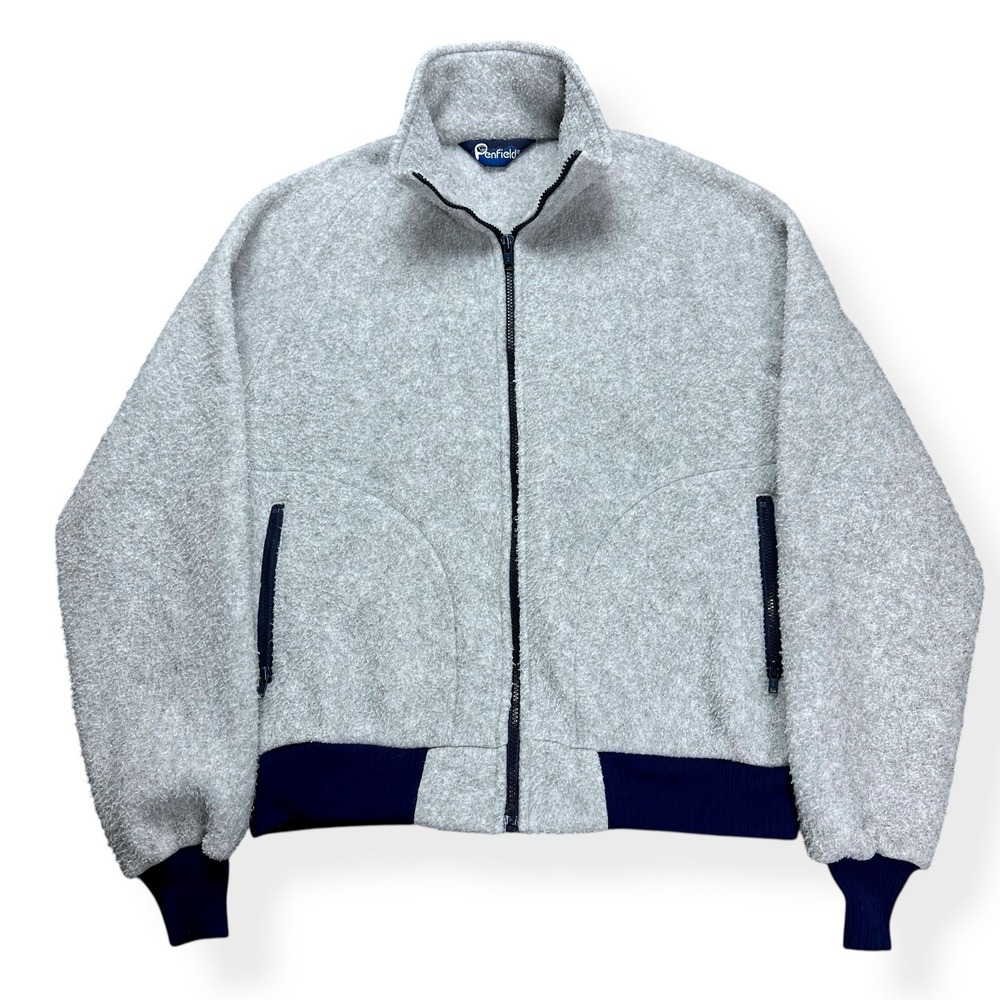 Vintage Penfield Full Zip Polar Fleece‎ Jacket Men's L Gray Made in USA